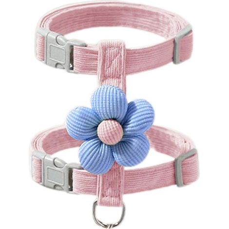 Filiyano-Laisse pour chat à motifs avec harnais en forme de H - Laisse résistante pour animaux de compagnie, idéale pour les petits chiens et chats (1/5)