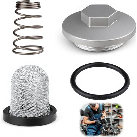 Moto Scooter Huile de Vidange Bouchon Ensemble pour 50-150cc GY6 Moto Set (1/5)