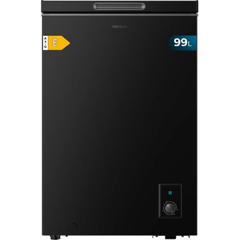 Cecotec Congelatore Orizzontale De 99 L Bolero Coolmarket Chest 99 Black E. Finitura nera, 83,5 cm De Alto, Convertibile in Frigorifero e Congelamento Rapido (1/2)