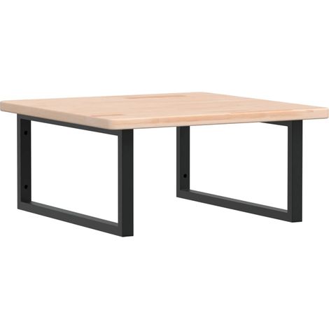 Maison Exclusive - Waschtischplatte mit Halterung Stahl und Massi