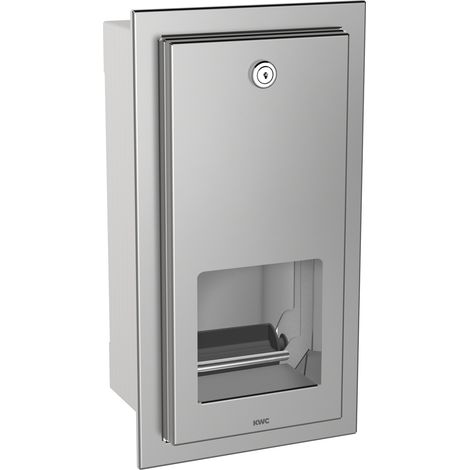 KWC AR WC-Doppelrollenhalter, RODAN, Edst., 184x341x138 mm, Unterputz