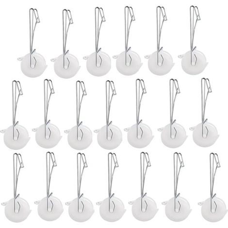 Lot de 20 crochets à rouleau de support pour tomates avec ficelle de 15 m, kit de treillis de serre, crochet durable pour empêcher les tomates de pincer ou de tomber, kit de treillis de vigne