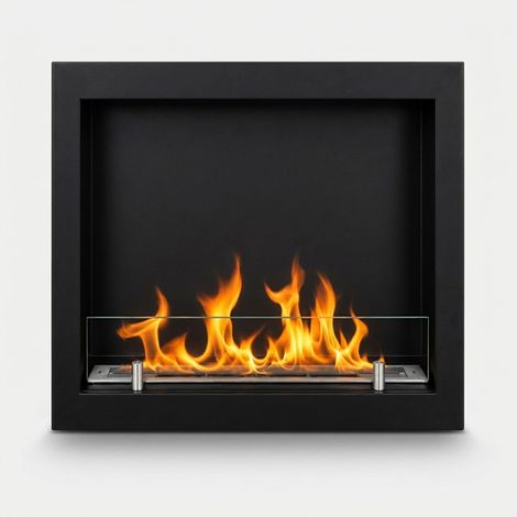 Divina Fire Camino a bioetanolo da incasso a parete frontale biocamino 60x55 FURORE 60 (1/5)