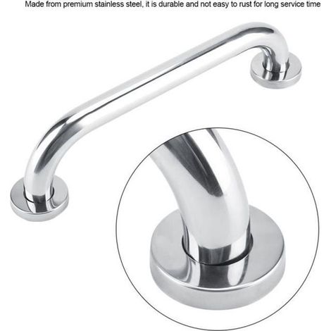 Poignée Baignoires Mural Barre de maintien appui de douche support serviette sécurité de douche en acier inoxydable 30CM-TAM (1/4)