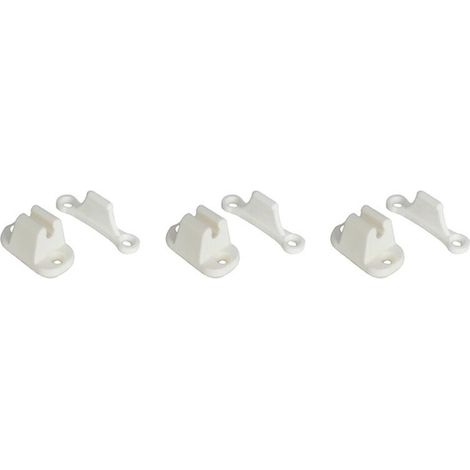 Adecuado para kits de topes de puerta tipo T de 3 pulgadas, apto para pestillos y soportes de tope de puerta de autocaravanas, furgonetas camper y coches familiares.