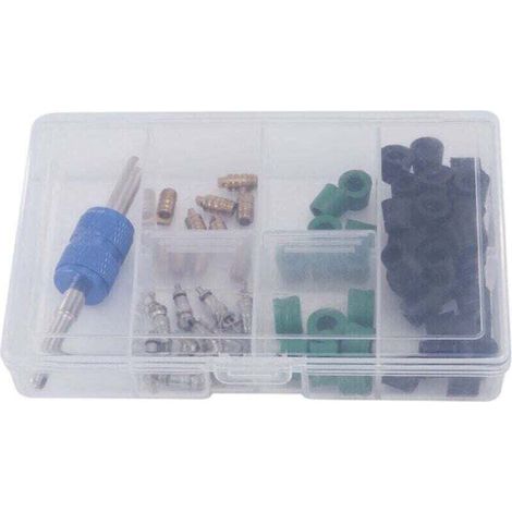 Kit di riparazione completo per condizionatori d'aria A/C da 71 pezzi per R12, XU, R134A -Crezuo