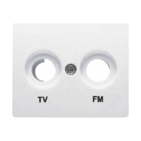 Tapa toma TV/FM BLANCO BJC IRIS 18330