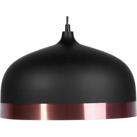Lampada sospesa Beliani moderna nero 130 cm 40 W (1/3)