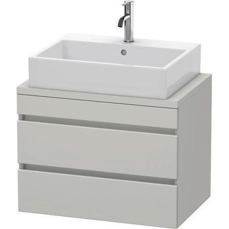 Meuble bas pour console DURASTYLE 512x700x478mm chêne noir / blanc mat