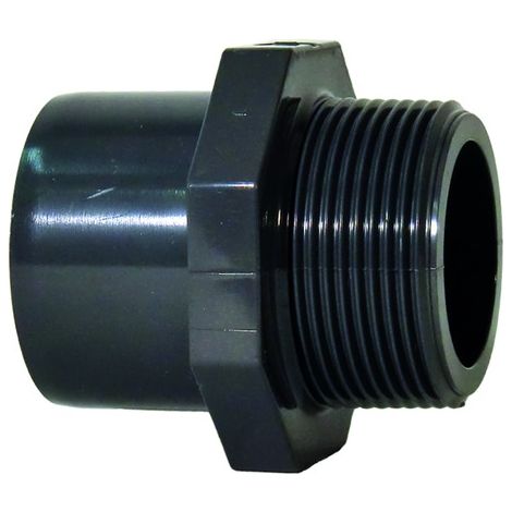 GFROHR GF Mamelon de manchon de transition PVC-U 5/4'x32x40 PN16 Index de filetageCollant / Résistance au collage 721910559