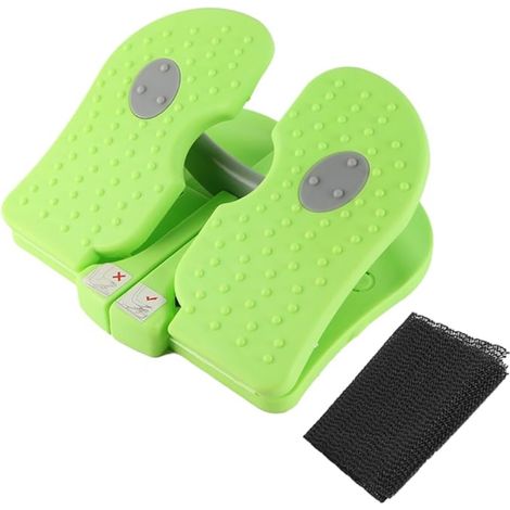Mini Stepper à pédale, équipement de Fitness Portable sous Le Bureau, Outil d'entraînement avec Tapis antidérapant Vert pour la Maison, la Salle de Sport, Les Voyages et Bureau (1/5)