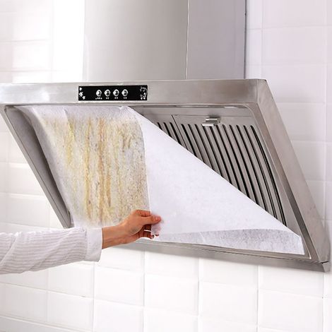 Papier filtre pour hotte aspirante, non tissé, pour la graisse, 5 m de long et 46 cm de large. (1/5)