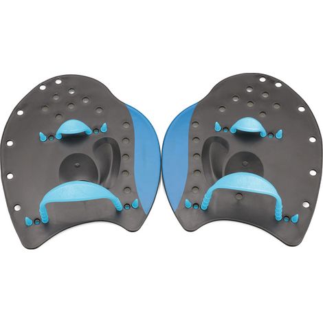 Palles De Natation - Polypropylène - Trouées Pour Flux D'Eau Naturel - Ajustement Silicone - Pour Enfants Et Adultes - Par 2