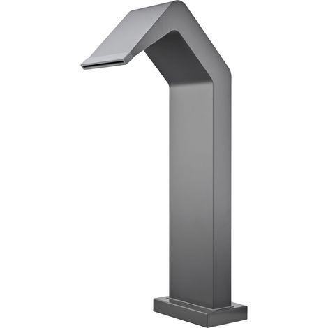 Mice - Cascada Decorativa para Piscina y SPA - Griferia Exterior de Acero INOX S316 - Fuente para Piscinas/Estancos - Duchas Exteriores (Gris Cobalto)