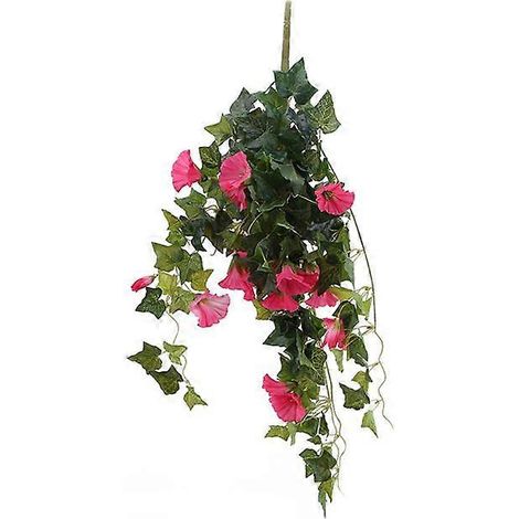 Fleurs de liseron artificielles en soie de haute qualité pour mariage, fête à la maison, décoration de table à faire soi-mêmerose rouge (1/5)