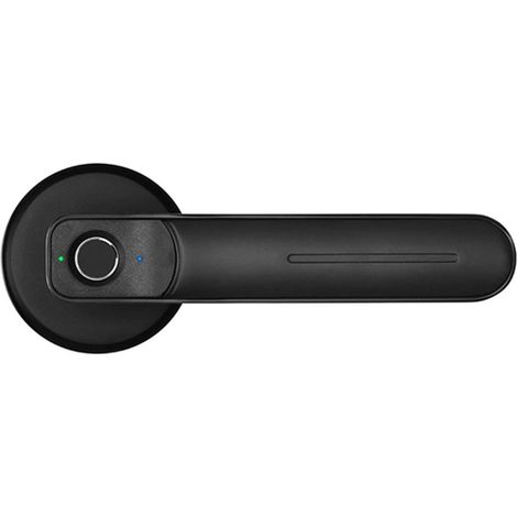 Serrure de porte intelligente Poignée de serrure de porte d'empreintes digitales Rechargeable par USB anti-vol entrée de sécurité biométrique électrique intelligente sans clé avec 2 clés maison intell (1/5)