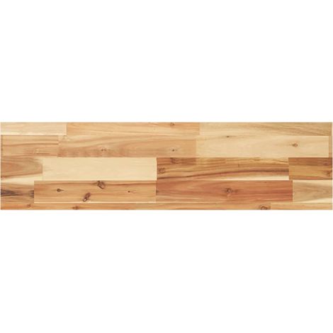 Maison Exclusive - Schweberegal 100x20x4 cm Massivholz Akazie Ölb