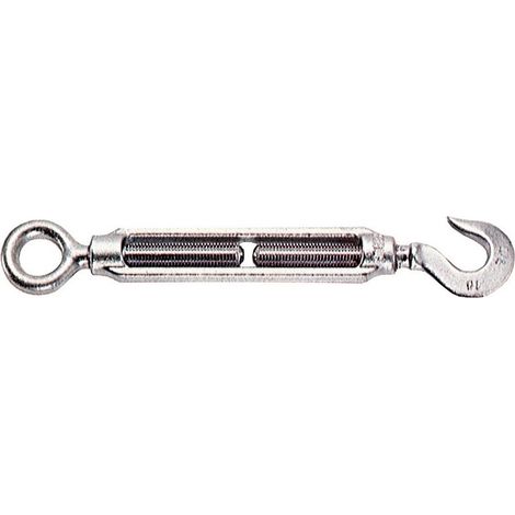Tendeur avec oeillet et crochet en acier galvanisé pour corde de 24 mm - 1 pouce - robur - Salone (1/3)