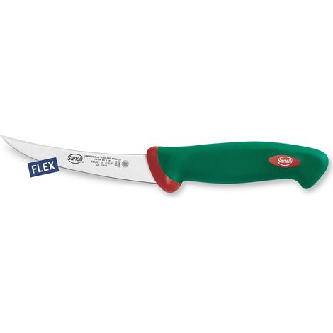 Sanelli, Linea Premana Professional, Coltello professionale Disosso curvo stretto flessibile Cm.13
