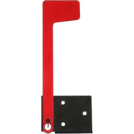 Kit de remplacement de drapeau pour boîte aux lettres en acier galvanisé, drapeau rouge pour boîte aux lettres, aucun outil requis (1/5)