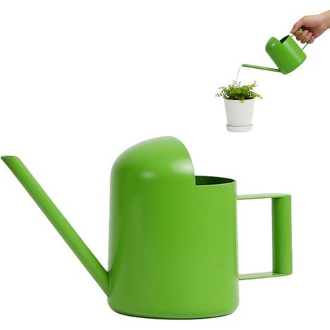 Arrosoir en acier inoxydable, arrosoir de jardin, mini arrosoir à long bec, 300 ml, pour plantes d'intérieur et de jardin, outil de jardinage pour l'arrosage (1/5)
