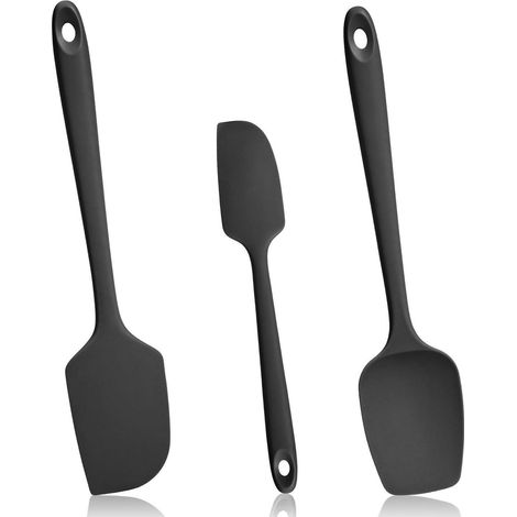 Silikon Teigschaber 3er Set, 315°C Hitzebeständig, Antihaft