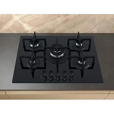 Cocina Whirlpool GOA 7523 NB1 negra 730 mm 12100 W