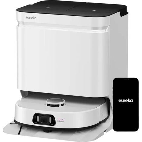 EUREKA J15 Ultra 19000 Pa com navegação a laser e controlo por voz - Robô Aspirador