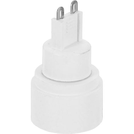 Convertisseur de douille lampe de bureau adaptateur e27 sonnerie stylet convertisseur de support d'ampoule adaptateur g9 vers e14 feuille conductrice de cuivre blanche (1/5)