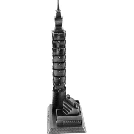 Architekturmodellornamente Taipei 101 Tischdekorationen Metall Vintage Dekoration (1/5)