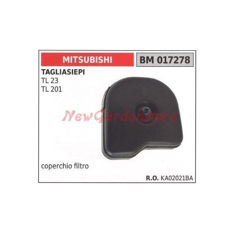 Luftfilterdeckel MITSUBISHI 2-Takt-Motor auf Freischneider montiert 017278