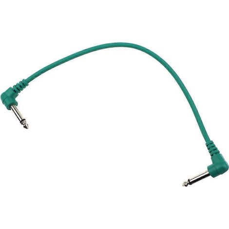 Câble d'effets pour guitare électrique 6 couleurs, câble audio, prise mâle TS 1/4 pouce, 30 cm. (1/4)