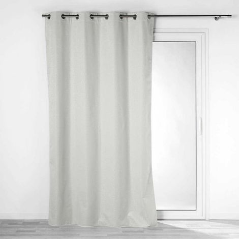 Rideau Occultant "Darko" 140x260cm Gris Clair (1/3)