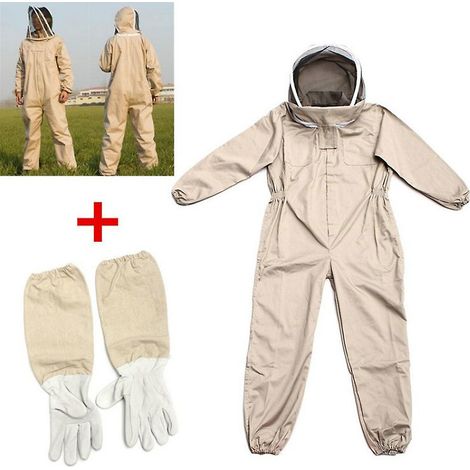 Combinaison de protection anti-abeilles XL professionnelle pour apiculteurs débutants et professionnels (1/5)