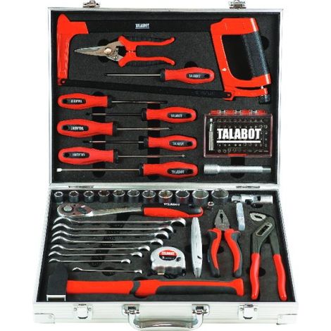 Mallette à outils en aluminium – 103 pièces – Coffret de rangement et d'outillage – Mob-Talabot (1/2)