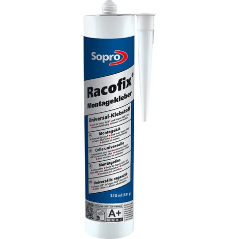 Colle-mastic étanche - Blanc - Sopro Racofix RMK 818 - 310 ml