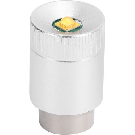 Ampoule LED 3W P13.5S pour lampe torche, frontale ou accessoire - Blanc chaud 3000K, 3V DC