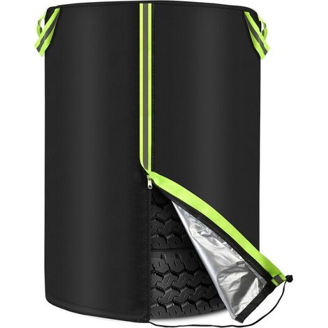 Reifentasche für 4 Reifen Ø80xH117cm, universell, 210D Oxford, wasserdicht, mit Reißverschluss (1/5)