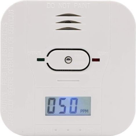 Détecteur de monoxyde de Carbone Alarme de monoxyde de Carbone- Alarme 85 DB - Conforme à la Norme en 50291 (1/5)