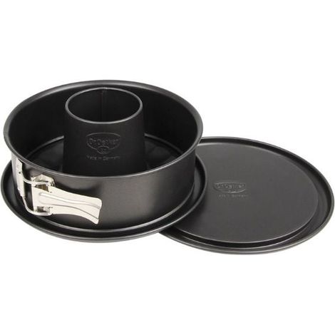 Moule à manqué et à savarin à charnière acier 18 cm Dr. Oetker Tradition