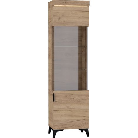 Vetrina 1 anta Ruben marrone 195cm