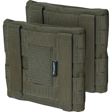 Poche de Plaque Latérale, Attache Molle, Design Antichoc, Vert Ranger (1/2)