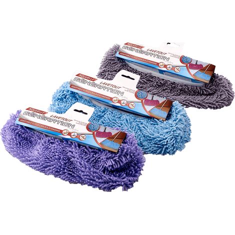 Limpiador de Suelos de Microfibra - VENTEO - Ideal para limpiar, desempolvar y abrillantar todos sus suelos. Puede utilizarse en seco o en húmedo, fácil de limpiar