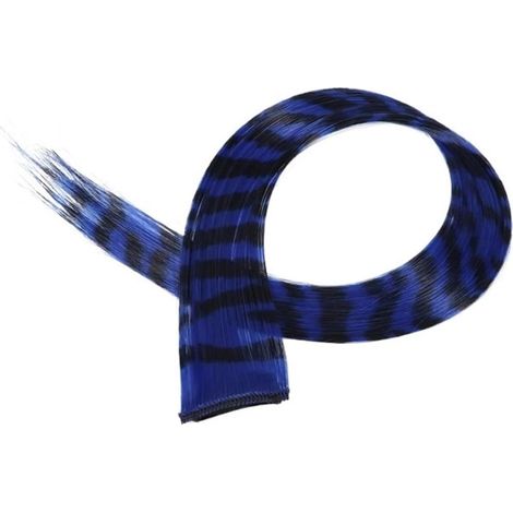 Chignon Cheveux Postiches Extension De Cheveux Synthétiques 18 Pouces Long, Raides, For Femmes, Haute Température, Clip Dans Les, Postiche, Perruque En Plumes, Bleu, Rose, Coloré(25X50-50-S) (1/4)
