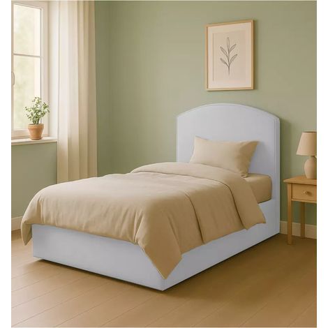 letto una piazza e mezza con contenitore "moon" in tessuto bianco 120x190 cm (1/4)