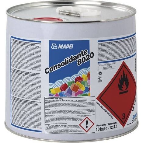 Mapei consolidante 8020 10 kg per pietra mattoni intonaci e marmo