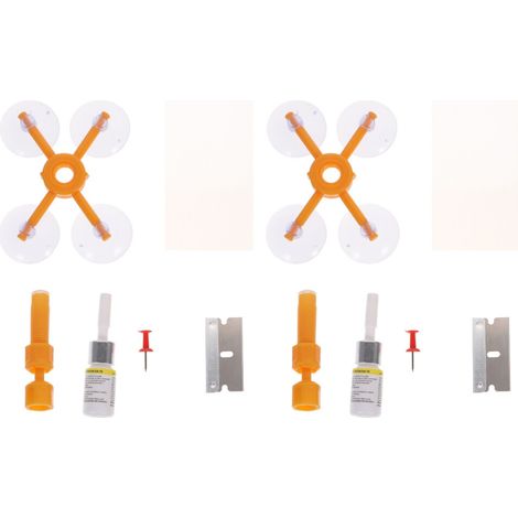 Kit di riparazione per crepe del parabrezza auto in 2 pezzi - Facile da usare (1/2)