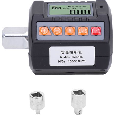 clé dynamométriqueAdaptateur de Clé à Torsion Digital SNC-135 13.5-135Nm avec Écran et Alarme Sonore (1/5)