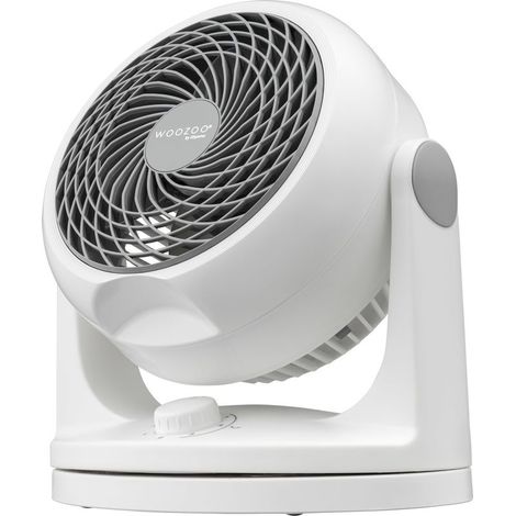Ventilateur de table silencieux, puissant et portable Iris Ohyama, pour une surface jusqu’à 23 m², modèle PCF-HD18, couleur blanc (1/5)