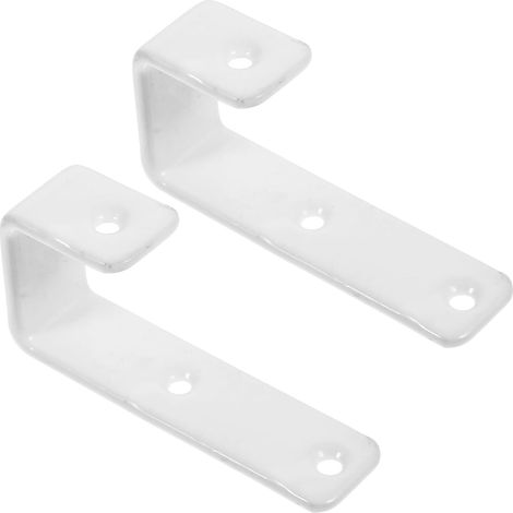 1 Jeu de Crochets D'échelle pour Lit Superposé en Fer Plastifié 25 Mm Robuste Installation Facile pour Chambre et Dortoir (1/5)